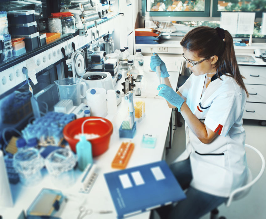 Public Policy Update - scientist works in the lab 

